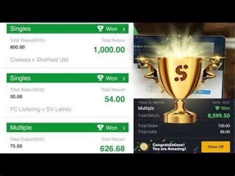 sportybet winning ticket editor|HOW TO GET SURE CORRECT SCORES BOOKING CODE ON .